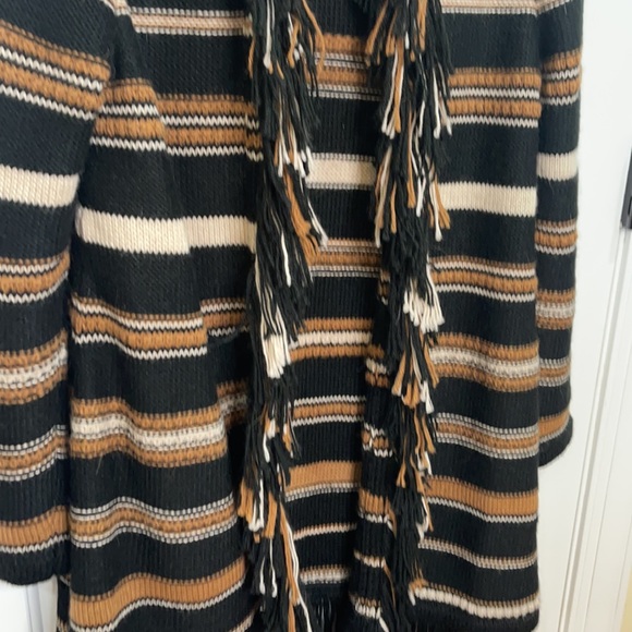 *NEW* JOHNNY WAS NWT ALPACA ADA FRINGED CARDIGAN - Picture 5 of 10